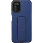 Samsung Galaxy A03S Kılıf Mega Standlı Silikon - Mavi - 1 - Renkli