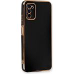 Samsung Galaxy A03S Kılıf Volet Silikon - Siyah - 1 - Renkli