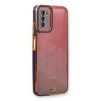 Samsung Galaxy A03S Liva Lens Silikon Mavi Kılıf