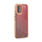 Samsung Galaxy A03S Liva Lens Silikon Rose Kılıf