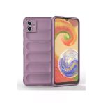 Samsung Galaxy A04 Kılıf Optimum Silikon - Mor-(5796)