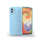 Samsung Galaxy A04 Kılıf Optimum Silikon - Sky Blue-(5796)