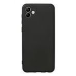 Samsung Galaxy A04 Kılıf Yumuşak Dokulu Silikon - Siyah