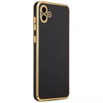 Samsung Galaxy A04 Kilif Zore Kenari Gold Renk Silikon Bark Kapak