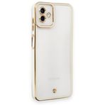 Samsung Galaxy A04 Liva Lens Silikon Beyaz Kılıf
