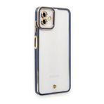 Samsung Galaxy A04 Liva Lens Silikon Mavi Kılıf