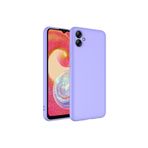 Samsung Galaxy A04e Kılıf Kamera Korumalı Lansman Kadife Iç Yüzeyli (şık Tasarım) Silikon Kapak