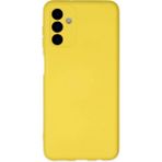 Samsung Galaxy A04S Kılıf Nano Içi Kadife Silikon - Sarı - 1 - Renkli