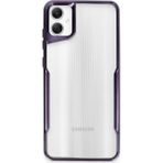 Samsung Galaxy A05 Kılıf Boyi Silikon Kapak - Derin Mor - 1 - Renkli