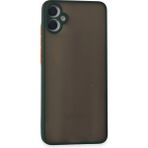 Samsung Galaxy A05 Kılıf Montreal Silikon Kapak - Yeşil - 1 - Renkli