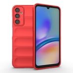 Samsung Galaxy A05S İle Uyumlu Kılıf Esnek TPU Oyuklu Arka Yüzey Tasarımlı Etnik Silikon Kapak 32590 Kırmızı