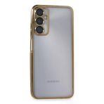 Samsung Galaxy A05s Kılıf Razer Lensli Silikon - Gold