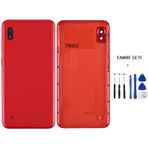 Samsung Galaxy A10 - Sm-A105f Full Kasa Arka Kapak Takim Kırmızı - Tamır Setı