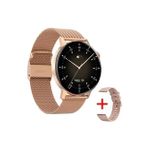 Samsung Galaxy A10 Uyumlu Akıllı Saat Mini Kadınlar İçin Konuşma Özellikli Smart Watch Mini (Rose)