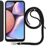 Samsung Galaxy A10S (A107F) Ip Askılı Silikon Kılıf Siyah