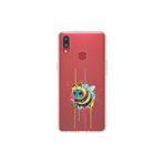 Samsung Galaxy A10s ile uyumlu Splash arı Tasarımlı Slimfit şeffaf silikon kılıf
