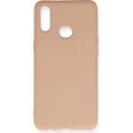 Samsung Galaxy A10S Kılıf Nano Içi Kadife Silikon - PUDRA-(5796)