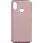 Samsung Galaxy A10S Kılıf Soft ve Pürüzsüz Yüzey Ipeksi Silikon Kapak Hopy - Rose Gold