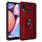 Samsung Galaxy A10S Kılıf Sofya Yüzüklü Standlı Zırhlı Silikon Kılıf