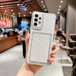 Samsung Galaxy A10S Transparent Kartlıklı Antişok Kılıf Şeffaf