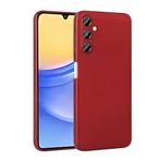 Samsung Galaxy A15 İle Uyumlu Kılıf Premier Silikon Kapak 30971 Kırmızı