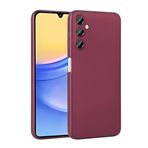 Samsung Galaxy A15 İle Uyumlu Kılıf Premier Silikon Kapak 30971 Mürdüm