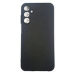 Samsung Galaxy A15 Uyumlu Ruber Case Yumuşak Slikon Kılıf Kadife dokulu Siyah