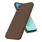 Samsung Galaxy A17 Uyumlu First Serisi Silikon Kılıf - Kahverengi