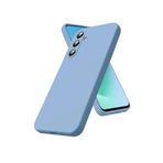 Samsung Galaxy A17 Uyumlu Nano İçi Kadife Silikon Kılıf Mavi