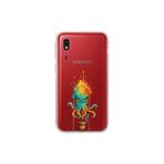 Samsung Galaxy A2 Core ile uyumlu Splash ahtapot tasarımlı şeffaf silikon kılıf