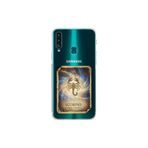 Samsung Galaxy A20S ile Uyumlu Burç Kartları Akrep Tasarımlı Şeffaf Silikon Kılıf