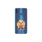 Samsung Galaxy A20S ile Uyumlu Splash Kapibara Tasarımlı Slimfit Şeffaf Silikon Kılıf