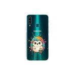 Samsung Galaxy A20S ile Uyumlu Splash Kirpi Tasarımlı Şeffaf Silikon Kılıf