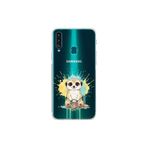 Samsung Galaxy A20S ile Uyumlu Splash Mirket Tasarımlı Şeffaf Silikon Kılıf