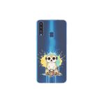 Samsung Galaxy A20S ile Uyumlu Splash Mirket Tasarımlı Slimfit Şeffaf Silikon Kılıf