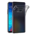 Samsung Galaxy A20S Şeffaf Kılıf Süper Silikon TPU
