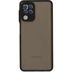 Samsung Galaxy A22 Kılıf Montreal Silikon Kapak - Siyah - 1 - Renkli