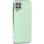 Samsung Galaxy A22 Kılıf Volet Silikon - Açık Yeşil - 1 - Renkli