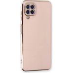 Samsung Galaxy A22 Kılıf Volet Silikon - Pembe - 1 - Renkli