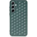 Samsung Galaxy A25 5g Kılıf Petek Silikon Kapak - Koyu Yeşil - 1 - Renkli