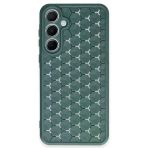 Samsung Galaxy A25 5G Kılıf Petek Silikon Kapak - Koyu Yeşil-(5796)