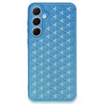 Samsung Galaxy A25 5G Kılıf Petek Silikon Kapak - Mavi-(5796)