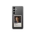 Samsung Galaxy A25 ile Uyumlu Johnny Depp Minimalist Poster Tasarım Baskılı Şeffaf Kılıf
