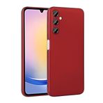 Samsung Galaxy A25 İle Uyumlu Kılıf Premier Silikon Kapak 30972 Kırmızı
