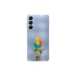Samsung Galaxy A25 ile uyumlu Splash ahtapot tasarımlı şeffaf silikon kılıf