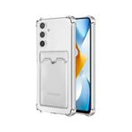 Samsung Galaxy A25 Kapak Kamera Korumalı Kartlıklı Darbe Emici Özellikli Şeffaf Silikon Kılıf