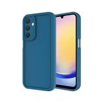 Samsung Galaxy A25 Kılıf Esnek Ve Yumuşak Dokulu Telefonu Çizmeyen Soft Silikon Kapak Royal Case/ananas Koyu Yeşil