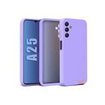 Samsung Galaxy A25 Kılıf Kadife Iç Yüzeyli Kamera Korumalı (şık Tasarım) Silikon Kapak