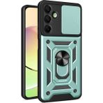 Samsung Galaxy A26 Kılıf Pars Lens Yüzüklü Silikon - Yeşil - 1 - Renkli