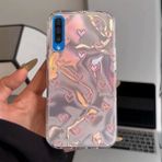 Samsung Galaxy A30S Uyumlu Kılıf Zebana Pink Heart Silikon Kılıf Pembe